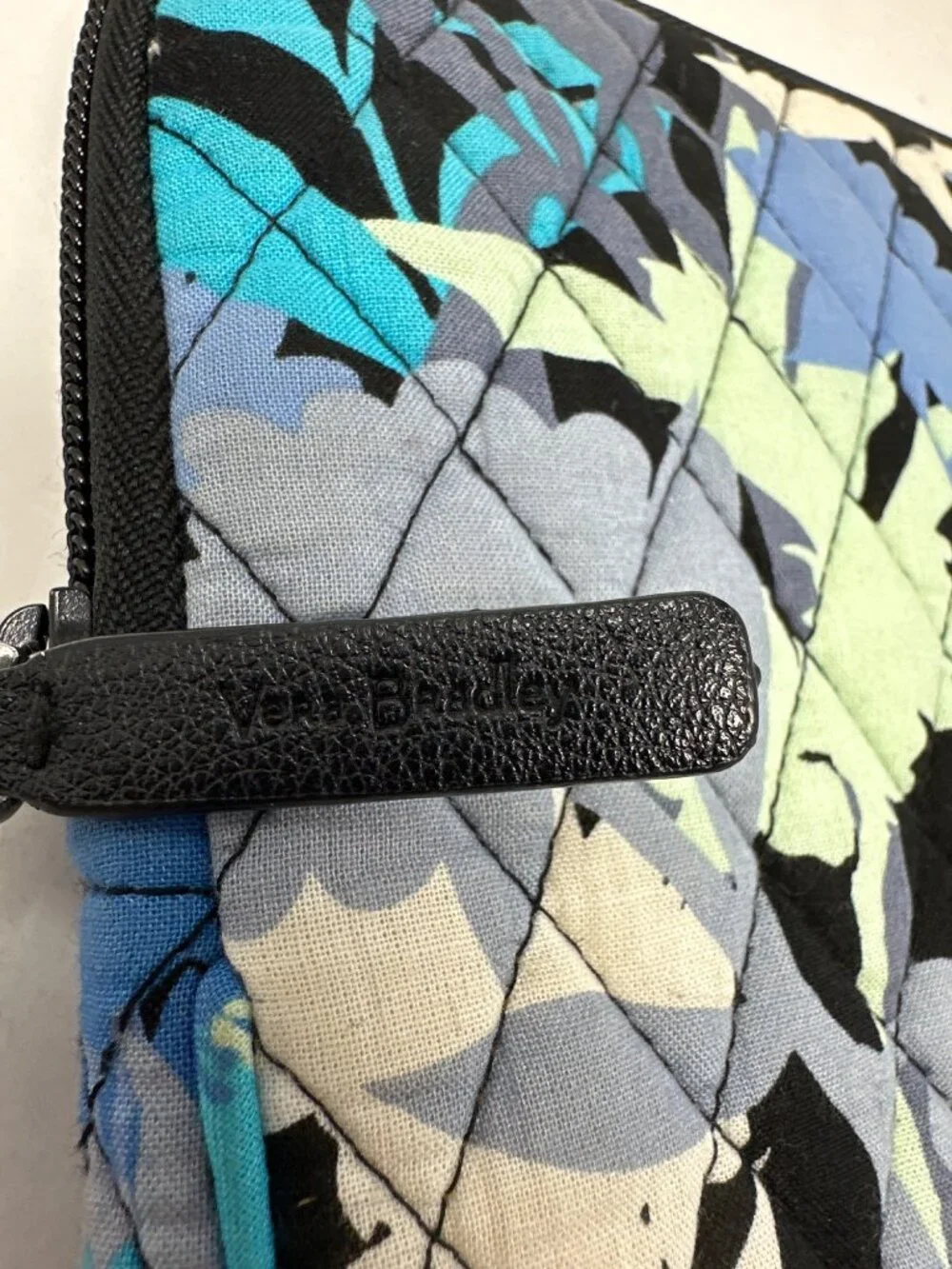 Vera Bradley Quilted Floral Laptop Sleeve With Zippered Closure